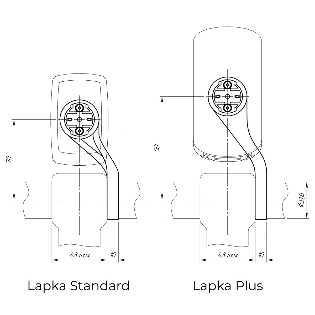 Lapka — Computer Mount